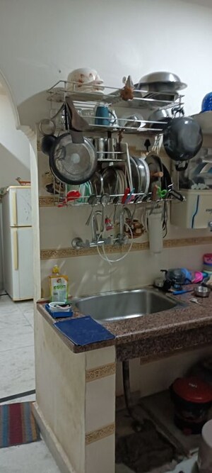 Kitchen in 1 BHK Builder Floor at Raja Puri – for Rent