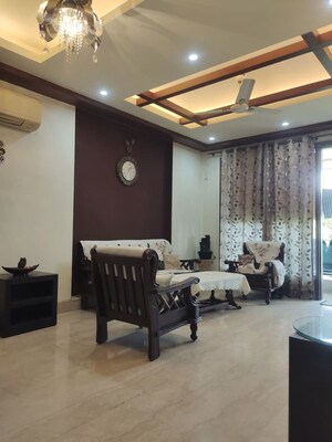 Living Room in 3 BHK Builder Floor at East Of Kailash – for Sale