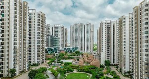 3 BHK Apartment – Exterior View View at Cybercity Rainbow Vistas Rock Gardens, Hi Tech City - for Rent