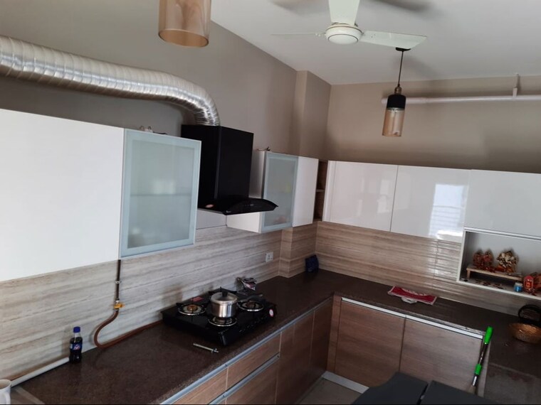 Kitchen, aba-cleo-county 3 Bedroom 1827 Sq.Ft. Apartment In Sector 121 Noida 10582437