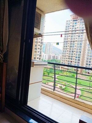 Balcony in 2 BHK Apartment at Raheja Heights Phase 2, Goregaon East – for Rent