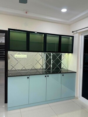 Kitchen in 3 BHK Apartment at Aparna Sarovar Zicon, Nallagandla – for Rent