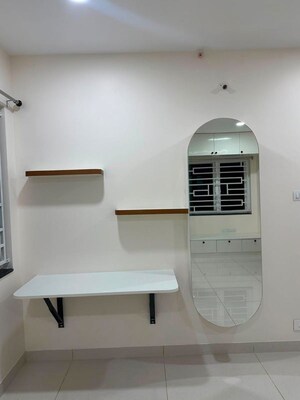 Bathroom in 3 BHK Apartment at Aparna Sarovar Zicon, Nallagandla – for Rent