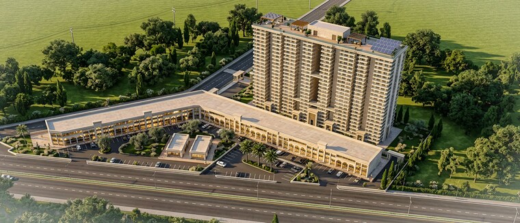 Exterior View, kharar road 3 Bedroom 1780 Sq.Ft. Apartment In Kharar Road Mohali 10586287