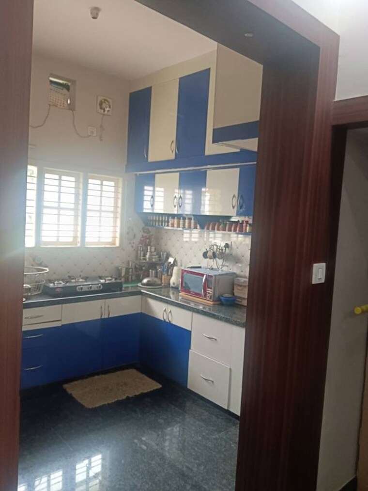 Kitchen, nri layout 2 Bedroom 1200 Sq.Ft. Builder Floor In Nri Layout Bangalore 10586332