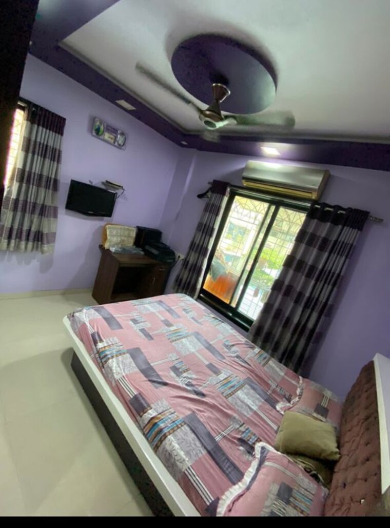 Bedroom, mahesh-jivan-shanti-chs 2 Bedroom 1000 Sq.Ft. Apartment In Talav Pali Thane 10586345