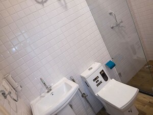 Bathroom in  Office Space at Mahiraj Apartments, Bani Park – for Rent
