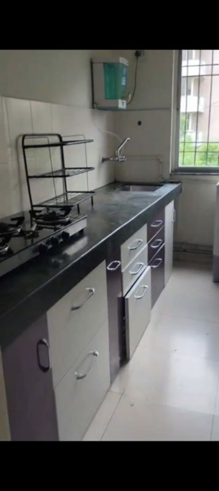 Kitchen, united-marvel 3 Bedroom 1400 Sq.Ft. Apartment In Viman Nagar Pune 10586427