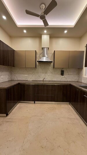 Kitchen in 3 BHK Builder Floor at Sushant Lok I – for Rent