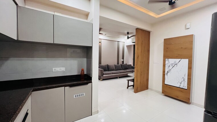 Kitchen, shaligram-prime 3 Bedroom 1800 Sq.Ft. Apartment In Ghuma Ahmedabad 10586463
