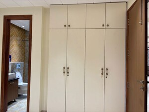 Building Lobby in 3 BHK Builder Floor at Sushant Lok I – for Rent