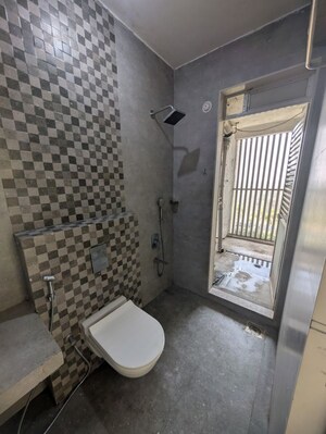 Bathroom in 2 BHK Apartment at Satyam Imperial Heights, Ghansoli – for Rent