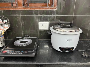 Kitchen in 2 BHK Apartment at Sri Sai Ayyapa Sadan, Madhapur – for Rent