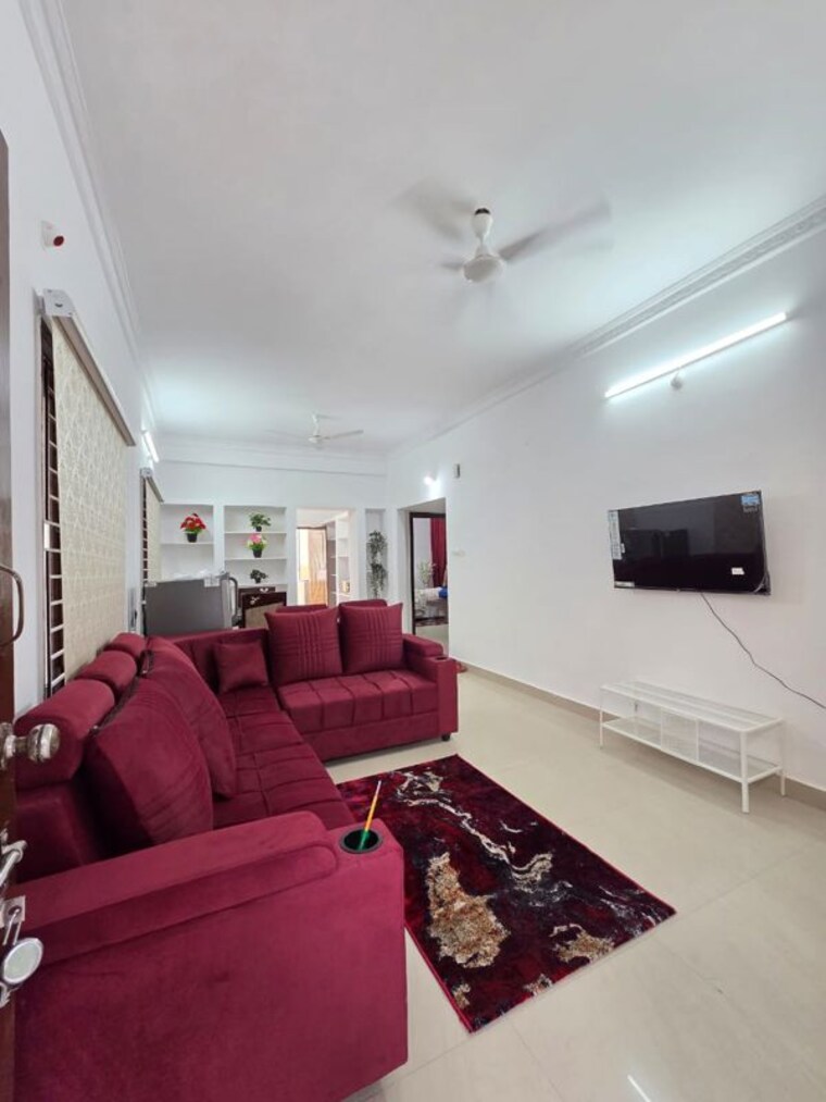 Living Room, sri-sai-ayyapa-sadan 2 Bedroom 1045 Sq.Ft. Apartment In Madhapur Hyderabad 10586520