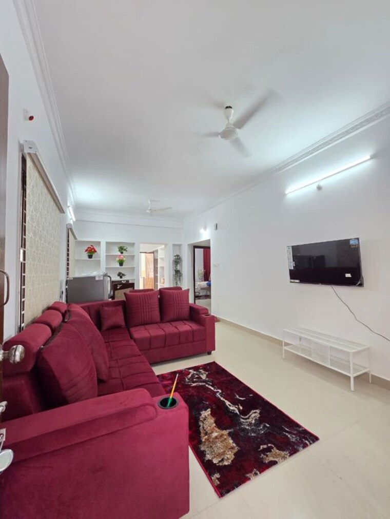 Living Room, sri-sai-ayyapa-sadan 2 Bedroom 1045 Sq.Ft. Apartment In Madhapur Hyderabad 10586520