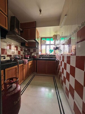 Kitchen in 3 BHK Apartment at Sector 4 Dwarka – for Rent