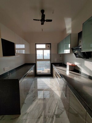 Kitchen in 3 BHK Apartment at Raheja Ridgewood, Goregaon East – for Rent