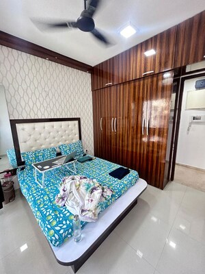 Bedroom in 2 BHK Apartment at Omkar Ananta, Goregaon East – for Rent