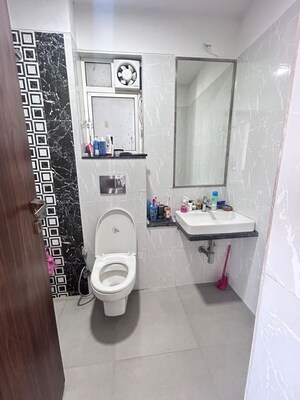 Bathroom in 2 BHK Apartment at Omkar Ananta, Goregaon East – for Rent
