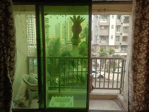 Balcony in 2 BHK Apartment at New Evershine Gardens, Vasai West – for Rent
