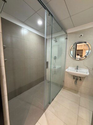 Bathroom in 3 BHK Apartment at Rajapushpa Eterna, Nanakramguda – for Rent