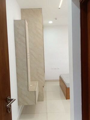 Bathroom in 3 BHK Apartment at Rajapushpa Eterna, Nanakramguda – for Rent