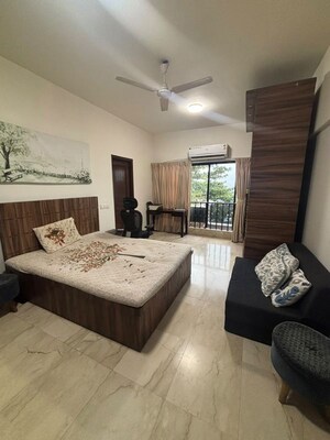 Bedroom in 3 BHK Apartment at Sterling Seaface, Worli – for Rent