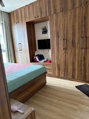 Bedroom in 2 BHK Apartment at Aurum Q Residences, Ghansoli – for Sale