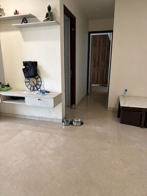 Living Room in 2 BHK Apartment at Aurum Q Residences, Ghansoli – for Sale
