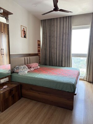 Bedroom in 2 BHK Apartment at Aurum Q Residences, Ghansoli – for Sale