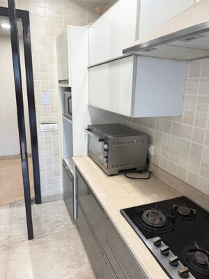 Kitchen in 3 BHK Builder Floor at Vasant Vihar – for Rent