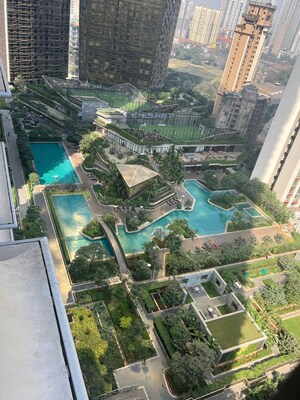 Balcony in 2 BHK Apartment at Lodha The Park, Worli – for Rent