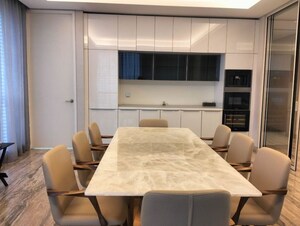 Dining area in 5 BHK Apartment at Panchshil Trump Towers, Kalyani Nagar – for Rent