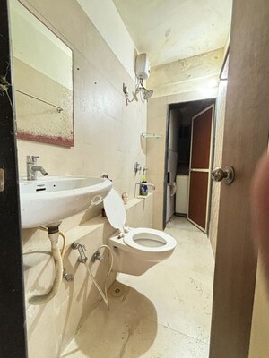Bathroom in 1 BHK Apartment at Mantri Serene, Goregaon East – for Rent