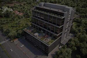  Office Space – Exterior View View at Palak Prime, Sanidhya - for Rent