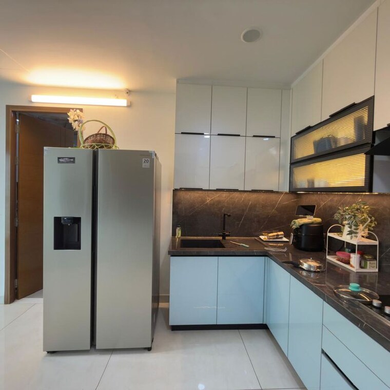 Kitchen, jayabheri-the-peaks 4 Bedroom 4395 Sq.Ft. Apartment In Narsingi Hyderabad 10586675