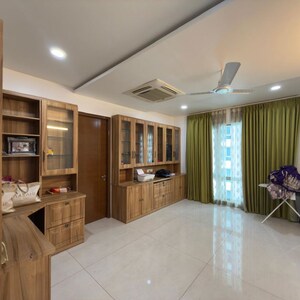 Living Room in 4 BHK Apartment at Jayabheri The Peaks, Narsingi – for Sale