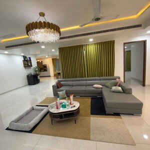 Living Room in 4 BHK Apartment at Jayabheri The Peaks, Narsingi – for Sale