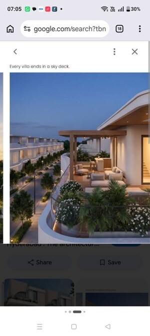 Balcony in 3 BHK Villa at Grupe Elara, Kongar Khurd – for Sale