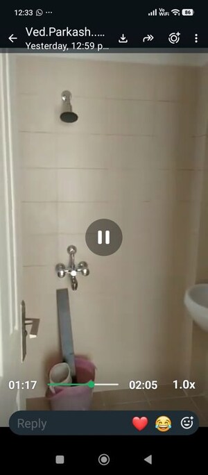 Bathroom in 3 BHK Builder Floor at BPTP Parkland Pride, Sector 77 – for Sale