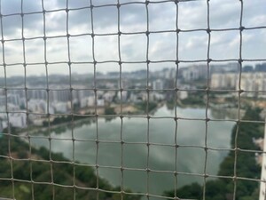 Balcony in 4 BHK Apartment at Lanco Infrastructure Lanco Hills Apartments, Manikonda – for Rent