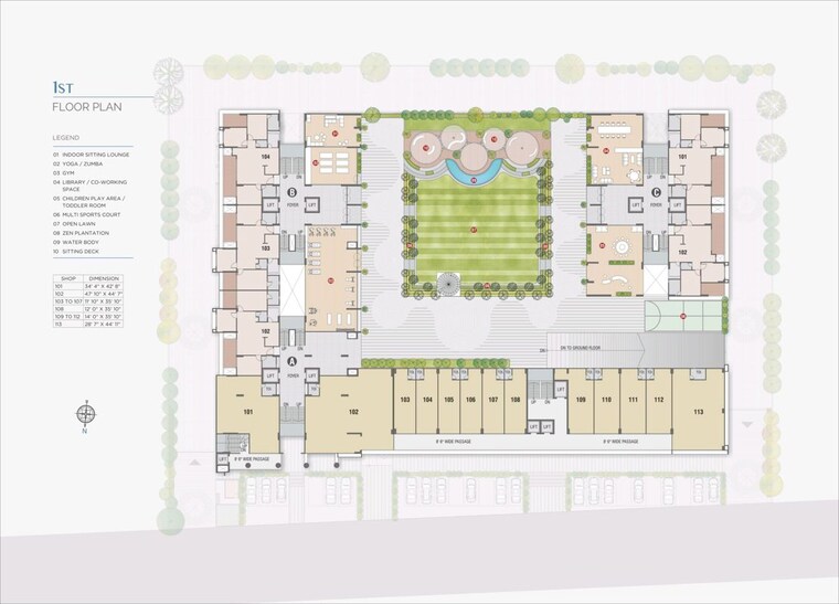 Master Plan, randesan 3 Bedroom 266 Sq.Yd. Builder Floor In Randesan Gandhinagar 10586455
