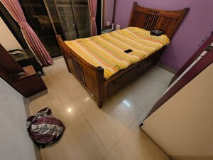 Bedroom in 3 BHK Apartment at Ravechi Heights, Kharghar – for Rent
