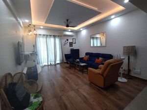 Living Room in 4 BHK Apartment at Mahagun Mezzaria, Sector 78 – for Rent