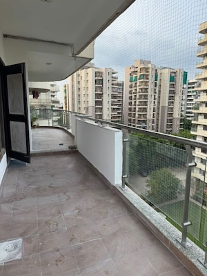 Balcony in 4 BHK Apartment at Lord Krishna Apartment, Sector 43 – for Rent