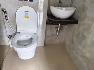 Bathroom in 2 BHK Apartment at Raymond Ten X Habitat, Pokhran Road No Two – for Rent