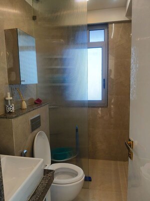 Bathroom in 2 BHK Apartment at Sunteck Avenue 2, Goregaon West – for Rent