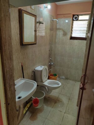 Bathroom in 3 BHK Apartment at New Town – for Sale