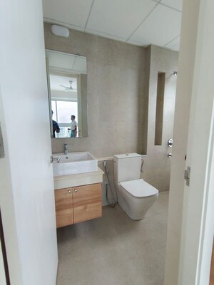 Bathroom in 2 BHK Apartment at Tata Serein, Pokhran Road No Two – for Rent