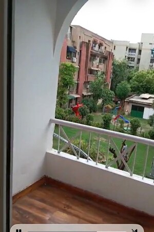 Balcony in 3 BHK Apartment at Sector 6 Dwarka – for Rent